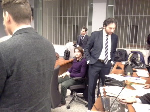 Speechless. Raffaele after the request of arrest.